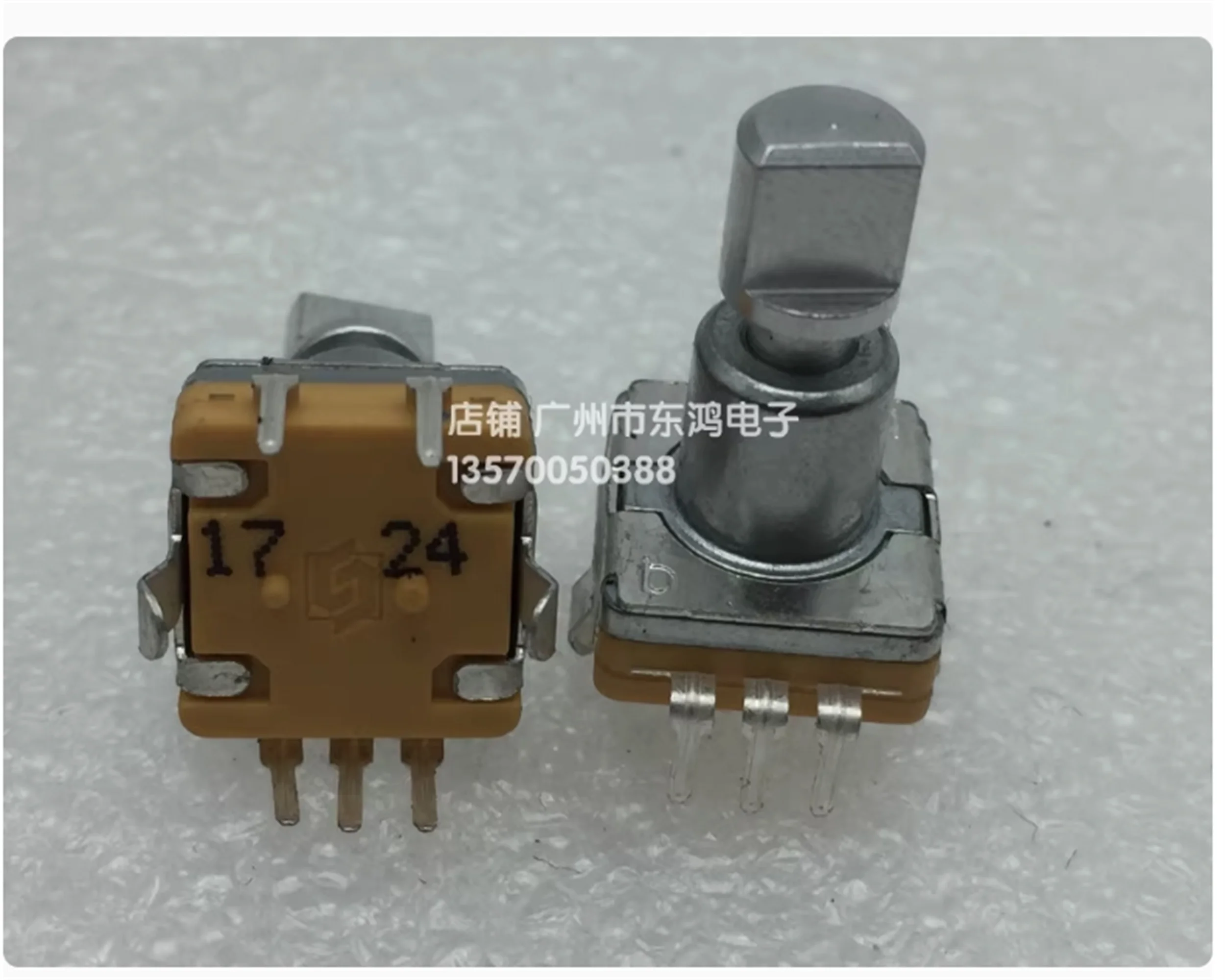 2PCS Sunway EC11 encoder with switch car navigation DVD volume switch 30 positioning 15 pulse axis length 15