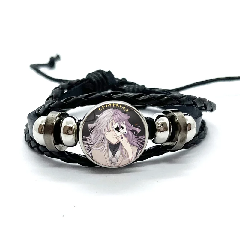 Anime Dazai Osamu Fyodor And Nikolai Gogol Cat Bracelets Art Multilayer Braided Bracelets Bangles Handmade Jewelry Gifts 6