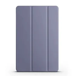 Premium 11 Flip Stand Magnetic Silicone Tablet Case - Soft Liquid Back Cover for Tab S11 11inch 2025 (PURPLE)