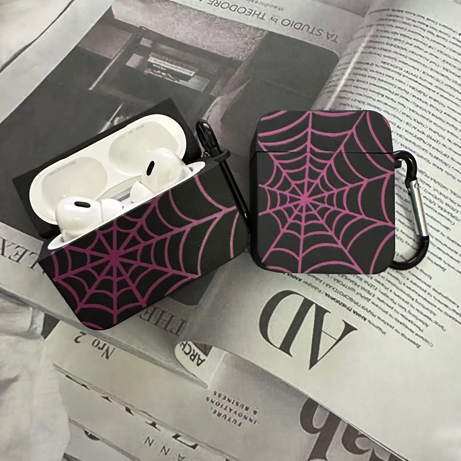 Spider Web Case For Airpods Pro Bluetooth For IPhone Pod 3rd  