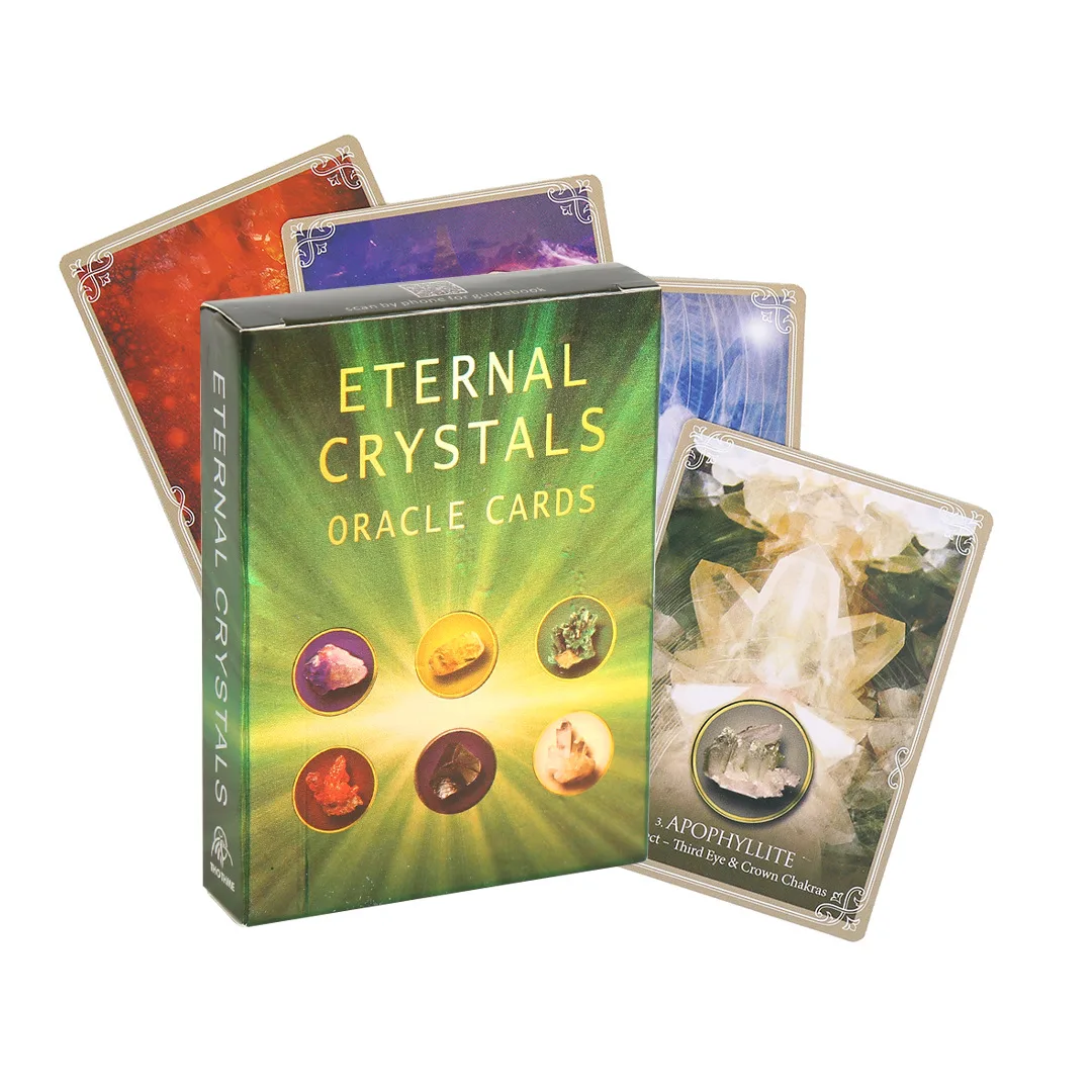 Eternal Crystals Oracle Cards Divine Guidance Tarot Deck Party Playing Board Game | Спорт и развлечения