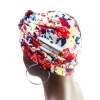 Bohemia Bonnet For Women Soft Pre-Tied Knot Fashion Pleated Turban Cap Beanie Headwrap Sleep Hat Chemo Caps 5