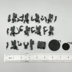 Grim Guard Bombardiers Resin Miniature Figures for Fantasy Tabletop Gaming (Model)