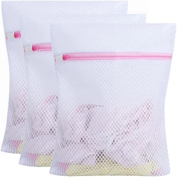 지퍼가 달린 워시 머신 워시 백, 양말 블라우스 속옷 브래지어 란제리 아기 옷, 섬세한 워시 세탁 가방