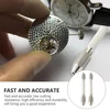 2 Pcs Hexagonal Double Ended Hand Drill Pin Vise Mini Bit Holder Brass High Speed Watch Repair Tool Ergonomic Non Grip For 5