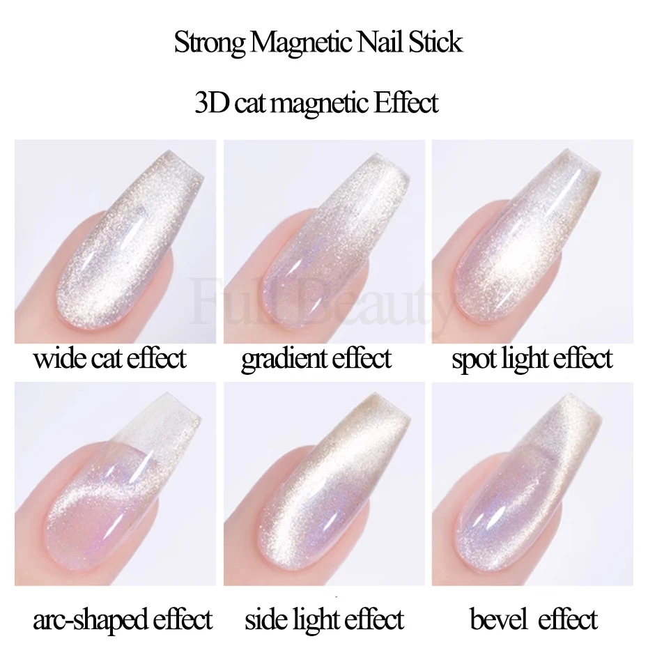 magnetic nail art tools Cylindrical Magnet for Cat Eye UV Gel Varnish with Nails Art Decoration Fashion Nail Magnet Tools for Manicure Design Tools