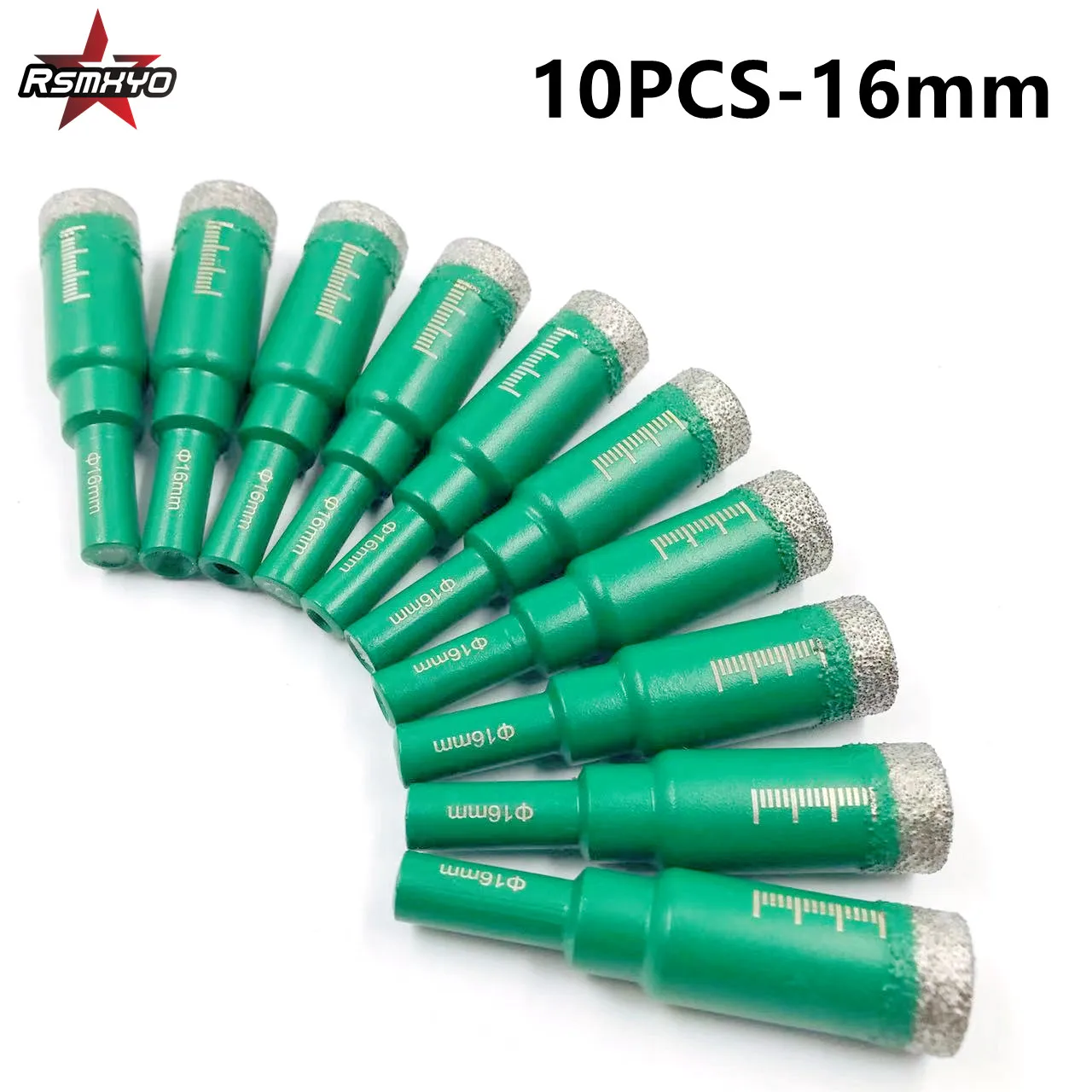 5PCS-10PCS FreeShipping16mmDiamond Coated Drill Bit for Tile Marble Glass Ceramic Hole Saw Drill Diamond Core Bit Meal Drilling