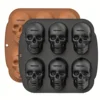 Skull Mold 3D Silicone Mold Candy Mold Chocolate Mold Ice Cube Tray  for DIY Cake Decorating Tool Baking Tools Accessories 2