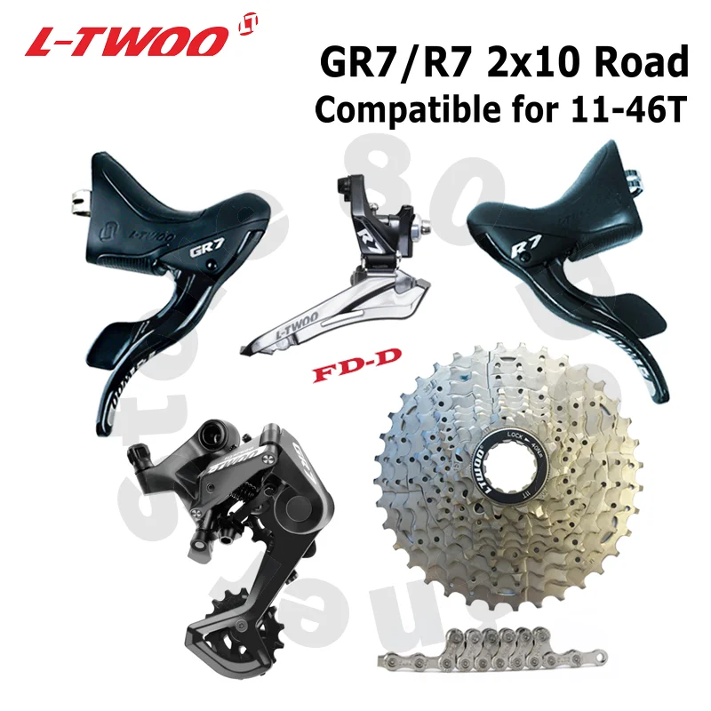 LTWOO GR7 10S R7 2x10v, 20s Road Groupset R/L brake Shifter