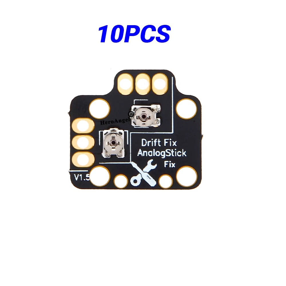 Controle de jogos Drift Fix Mod, PCB Uso Sustentável Gamepad Joystick Drift  Placa de Reparo Dourado Fácil Uso Universal para Controlador de Jogos