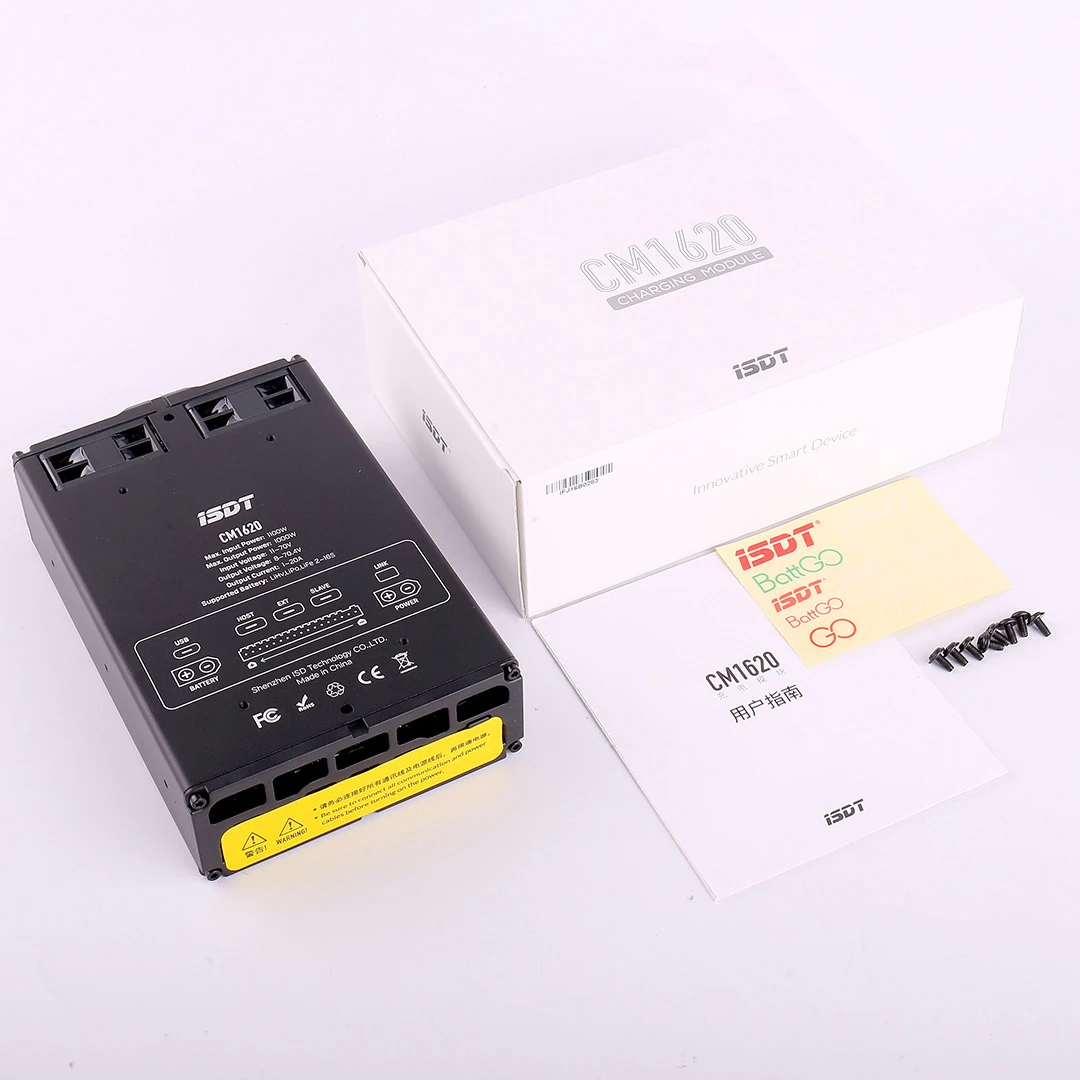

ISDT Esther CM1620 Charging Module 2-16S 1000W 20A Charging Module Lithium High Current