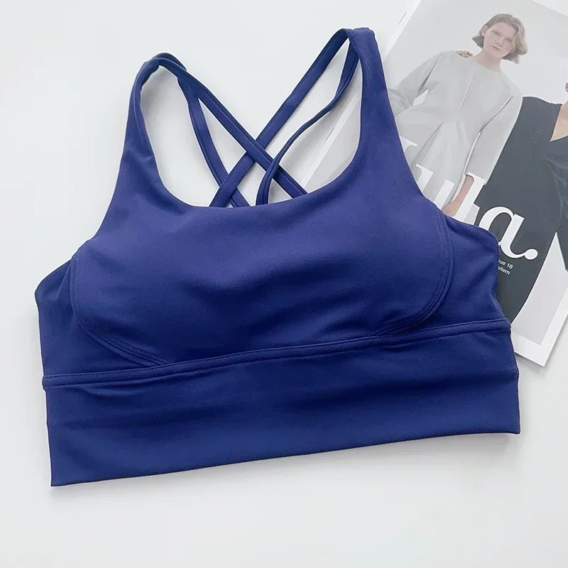 مثير الأزياء عبر الظهر النساء اليوغا الرياضة حمالا...