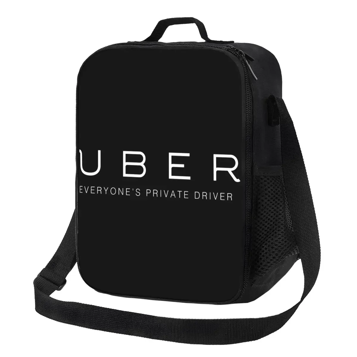Uber Eats 드라이버 로고 절연 도시락 가방, 여성용 보온 쿨러 런치 토트, 해변 캠핑 여행