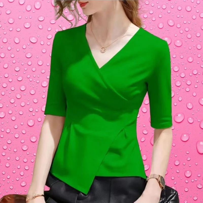 4XL 2023   콺 v  ̵ м ĳ־ ݼҸ 繫  ָ ÷ Ƿ ž & Ƽ WY0856