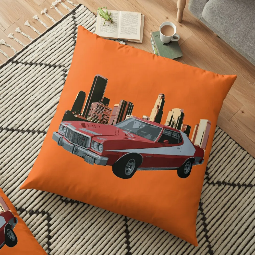 

70's Starsky & Hutch Tribute Floor Pillow Throw Pillows