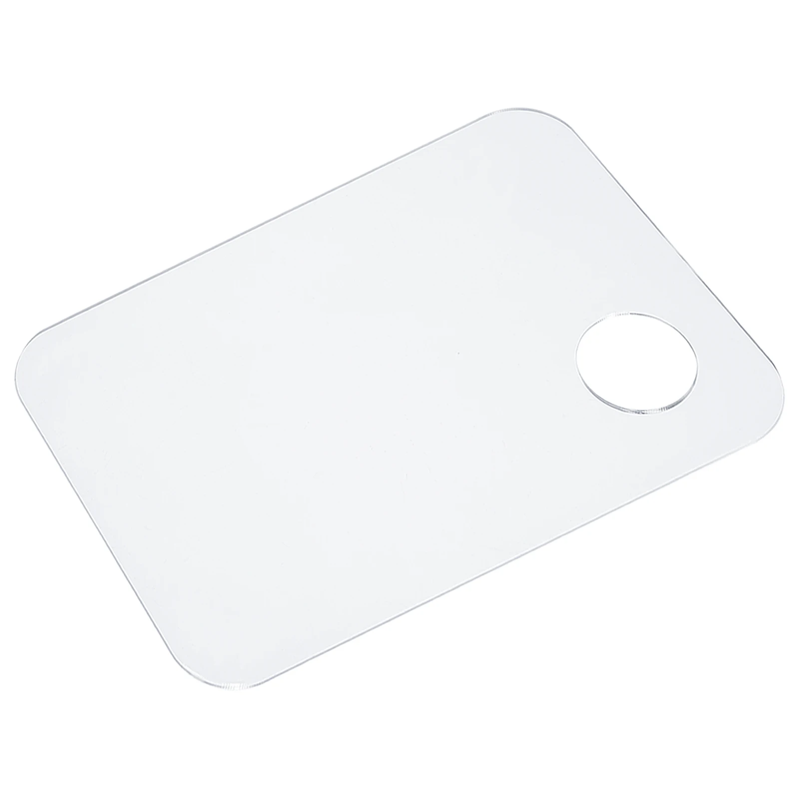 Acrylic Paint Tray Palette with Thumb Hole Clear Paint Pallet Artist Pallet for Watercolor Craft DIY Art Painting Palette 1Pcs