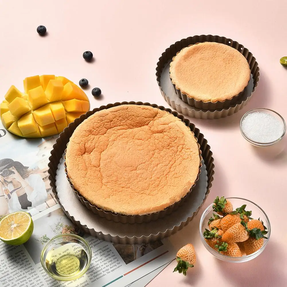 

Lace Cake Pan Elegant Champagne Gold Lace Cake Mold for Effortless Baking Nonstick Heat-resistant Pan for Baking Non-toxic Cake