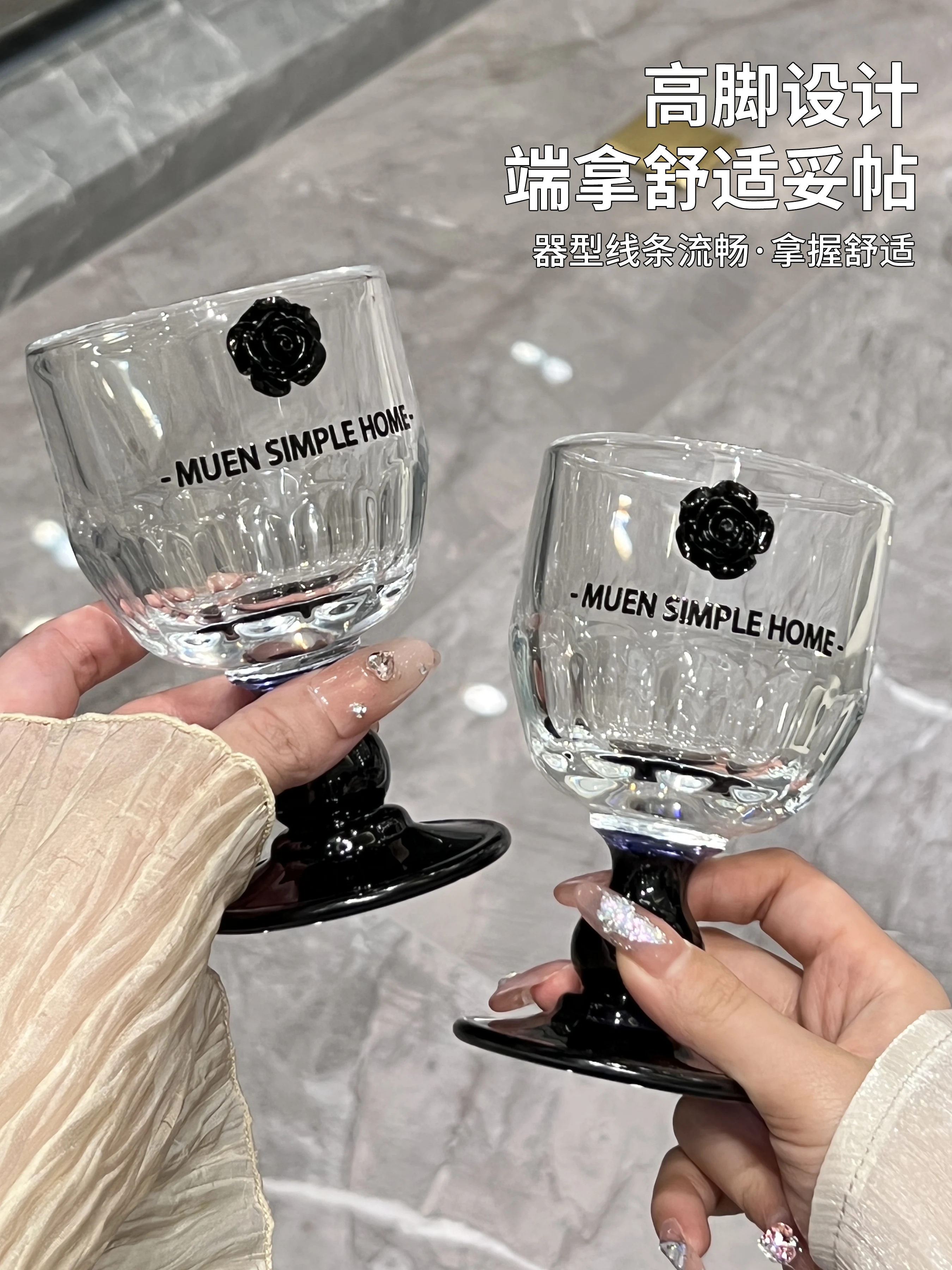 

High Quality Glass Water Cup Tall Glass Beer Cup Milk Tea Juice Cup Beverage Cup Home Kitchen Drinkware
