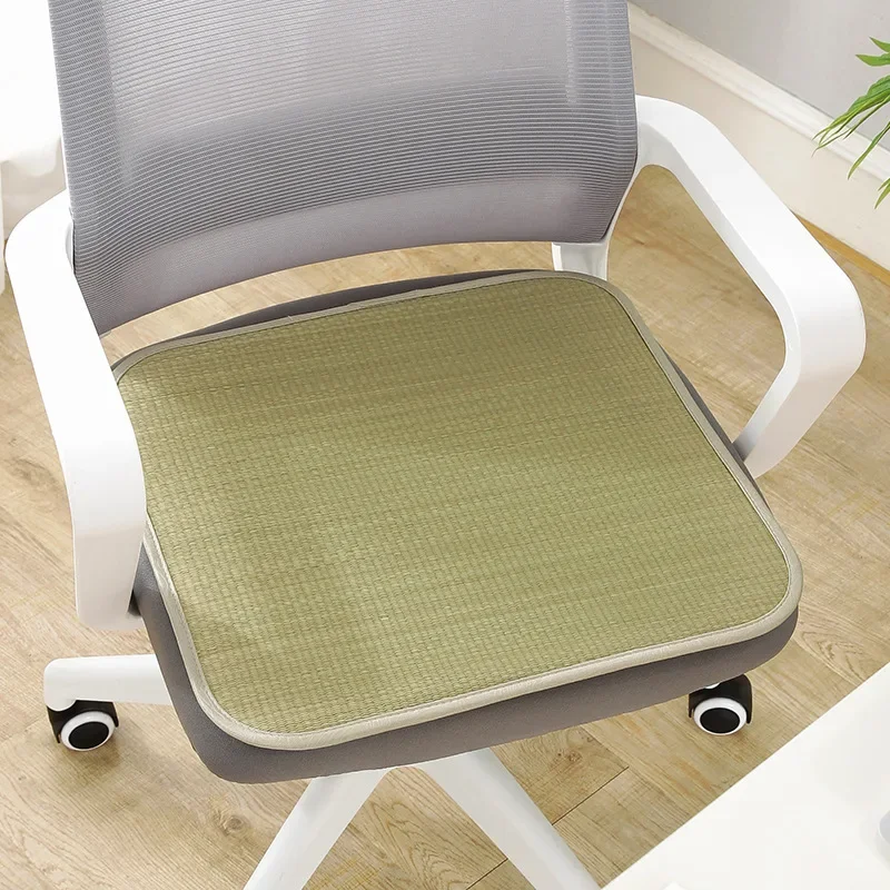 

40/45/50Cm Waterproof Square Chair Cushion Office Dining Chair Non-slip Resistant To Dirt Plaid Seat Pad Removable Soft Seat