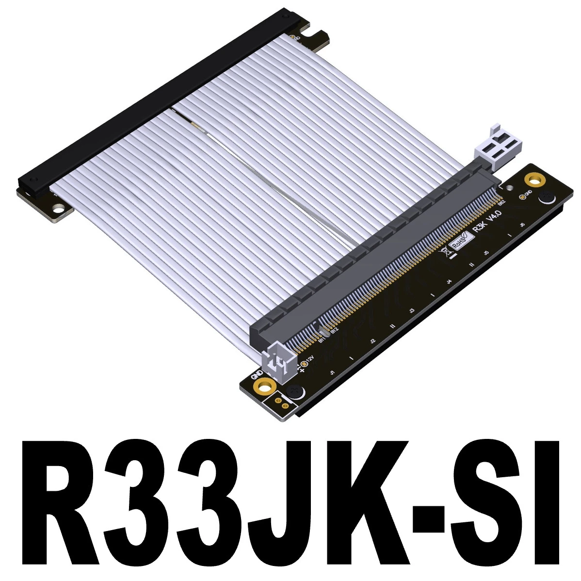 Adt-link Dual ou Single Reverse Pci Express X16 4.0 Cabo de Extensão Placa de Vídeo Pcie 16x Gen4 Riser Cabo For pc Gaming