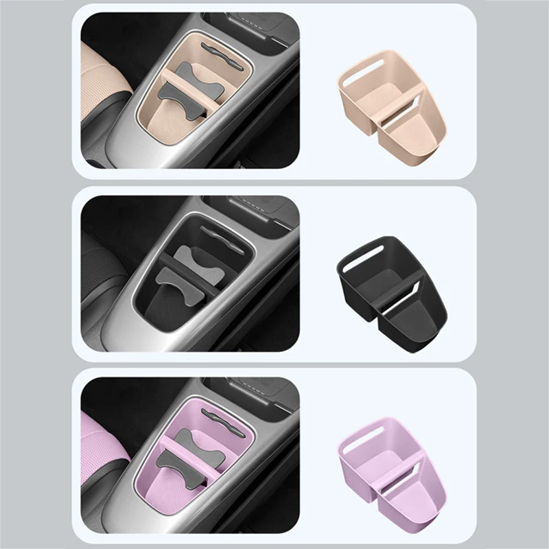 BYD 돌핀 지능형 운전 버전 2025 센터 콘솔 컵홀더 실리콘 패드 미끄럼 방지 수납 매트 자동차 액세서리