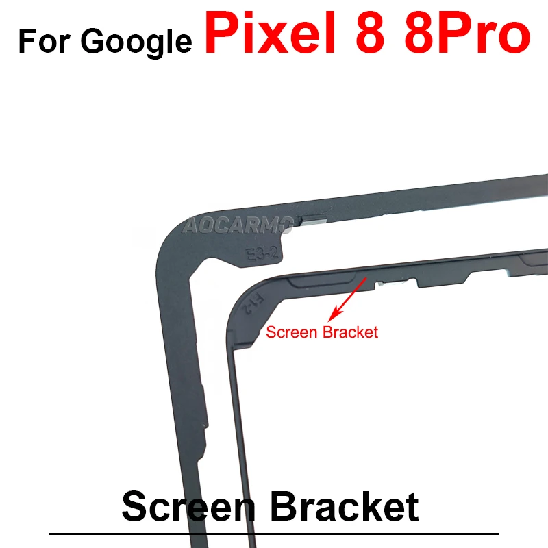 Google Pixel 8 8Pro 9Pro XL 7Pro 7 전면 스크린 스탠드 중간 베젤 프레임 LCD 디스플레이 브래킷 플라스틱 홀더 교체 부품