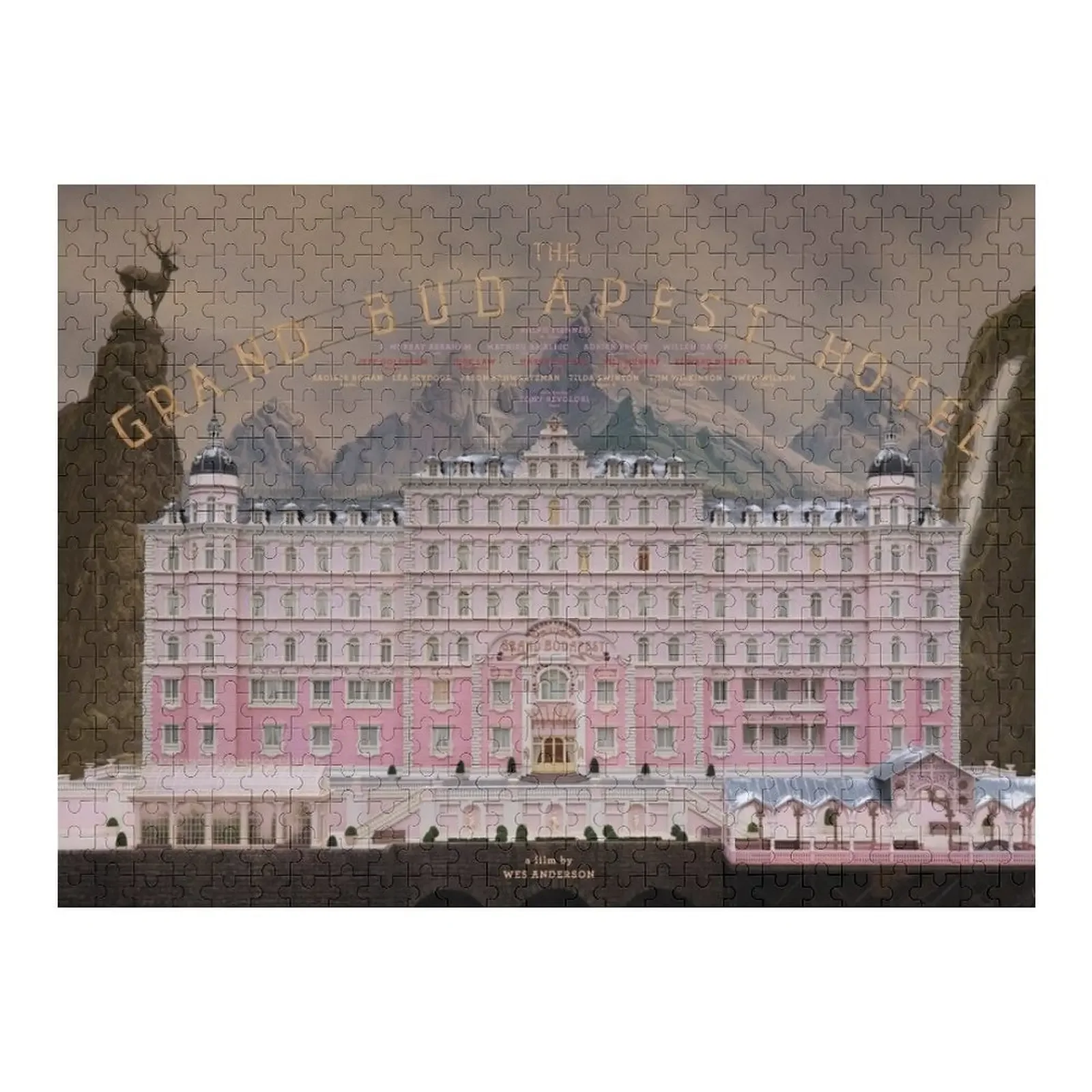 Budapest Hotel Film Jigsaw Puzzle Photo Custom Custom Kids Toy Woodens For Adults Puzzle