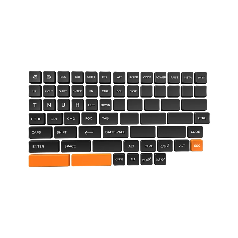 Chosfox CFX キーキャップ Choc ロープロファイル キーキャップ PBT