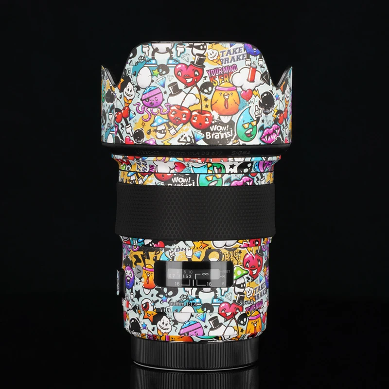 Sigma 50 F1.4 Pellicola Protettiva Per La Pelle Dell'Obiettivo Artistico Per Sigma 50Mm F/1.4 Dg Hsm Art Lens Per Canon Ef Mount Protector Cover Film 