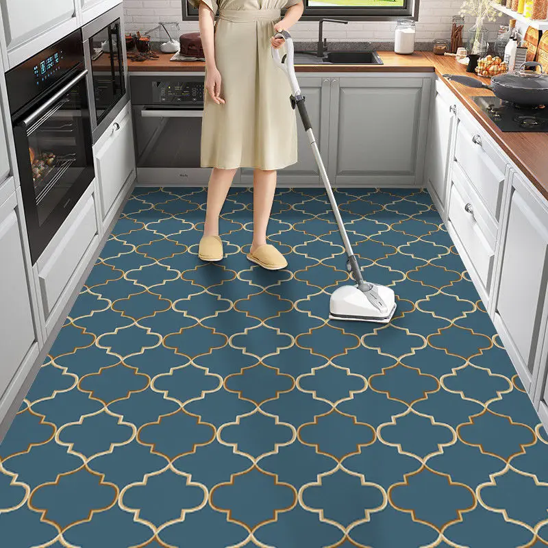Special Floor Mat For Kitchen Oil proof Carpet Waterproof Carpet Skid resistant Wipe and wash free Simple Door Mat