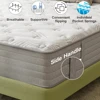 Full Size Mattress,Gel Memory Foam Mattress,Hybrid Full Mattress in a Box Individually Pocket Springs 6