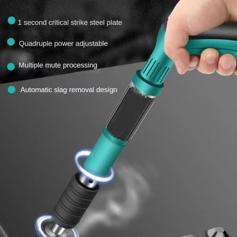 Manual steel nail gun riveting tool, wall fastener, metal processing pulling nail gun suspended ceiling grooved mini cannon nail 3