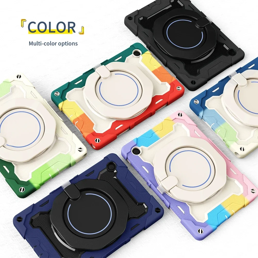 

For Samsung Galaxy Tab A8 10.5 2021 Case SM-X200 X205 Hand ring stand Shockproof Kids cover for Galaxy Tab A8 2021 10.5" Fundas