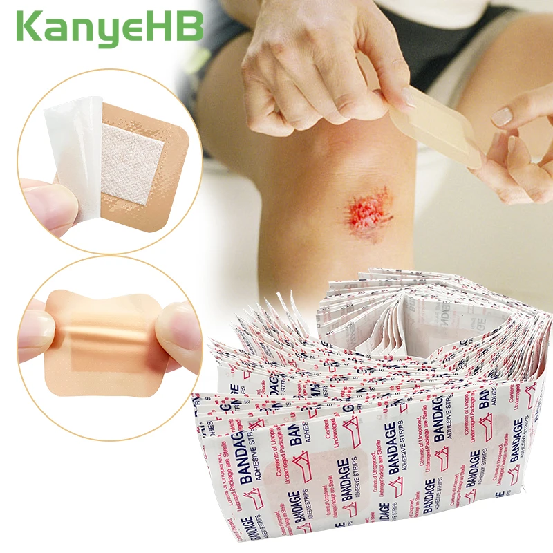 

40pcs Waterproof Band Aid Wound First Aid Medical Plaster Elastic Sterile Bandages Fast Hemostasis Pain Relief Band-aids A1581