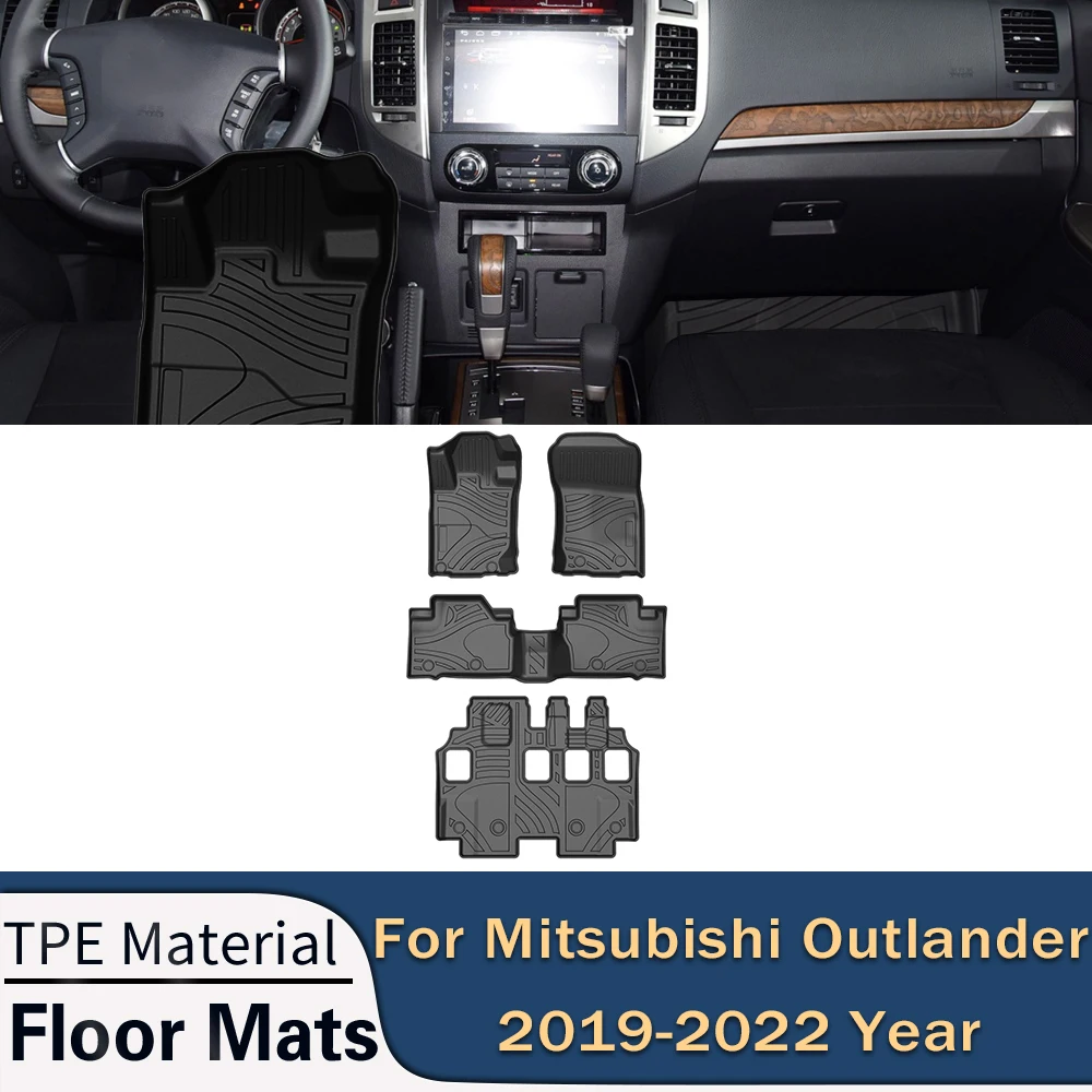ForMitsubishiPajeroSport20152021AutoCarFloorMatsAllWeather