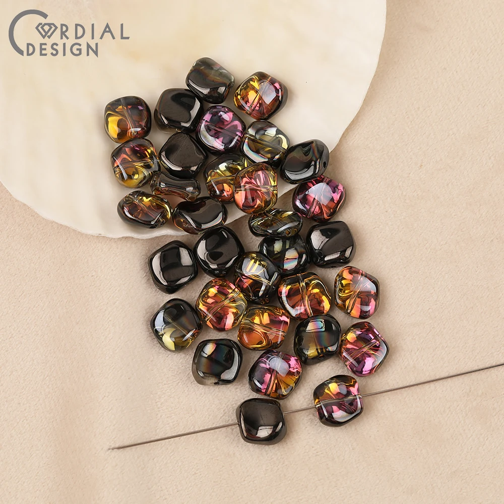 Cordial Design 11*11MM 300pcs DIY Glass Bead/Geometry Shape/Hand Made/Aurora Effect/Beads Making/Jewelry Findings & Components 17 Cordial Design 11*11MM 300pcs DIY Glass Bead/Geometry Shape/Hand Made/Aurora Effect/Beads Making/Jewelry Findings & Components - cordial