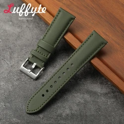 Soft Sailcloth Nylon Quick Release Waterproof Sport Wristband Strap - 22mm (Green)