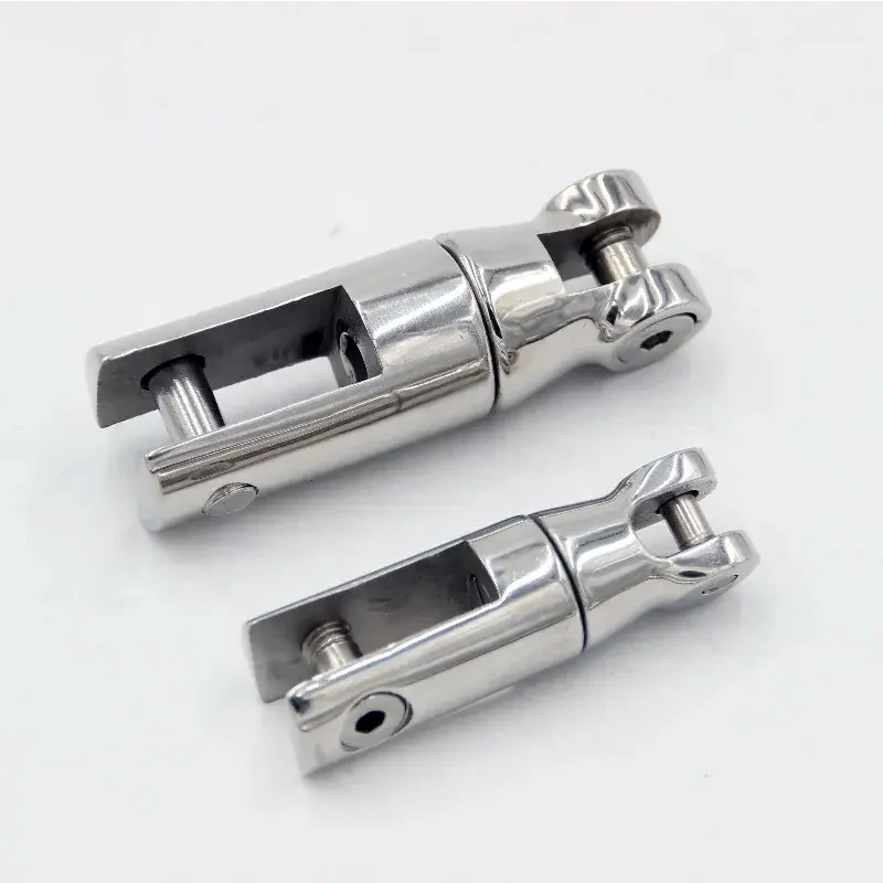 AISI 316 Stainless Steel 3 Piece Boat Marine Anchor Swivel Connector 3/8" - 1/2