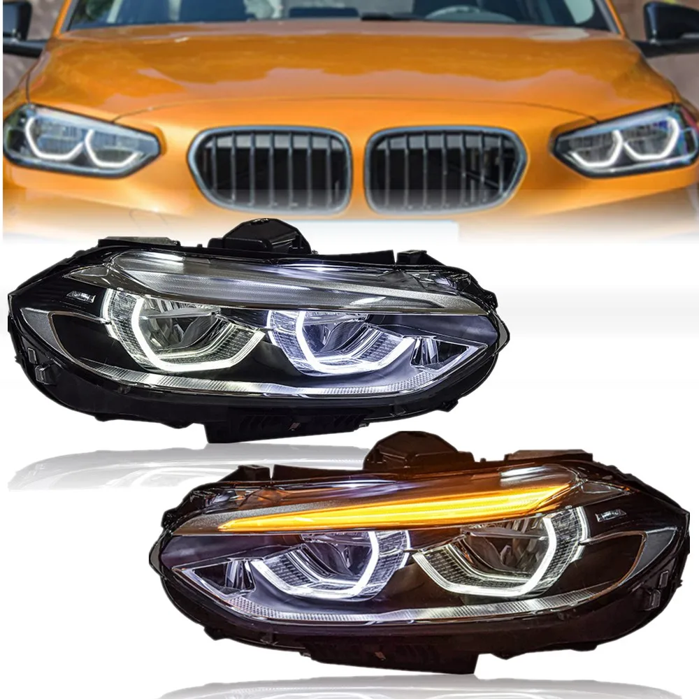 

For 2016-2020 BMW 1 Series F52 Led Headlights 118i 120i 125i Front Angel Eyes DRL Turn Signal Lights Assembly