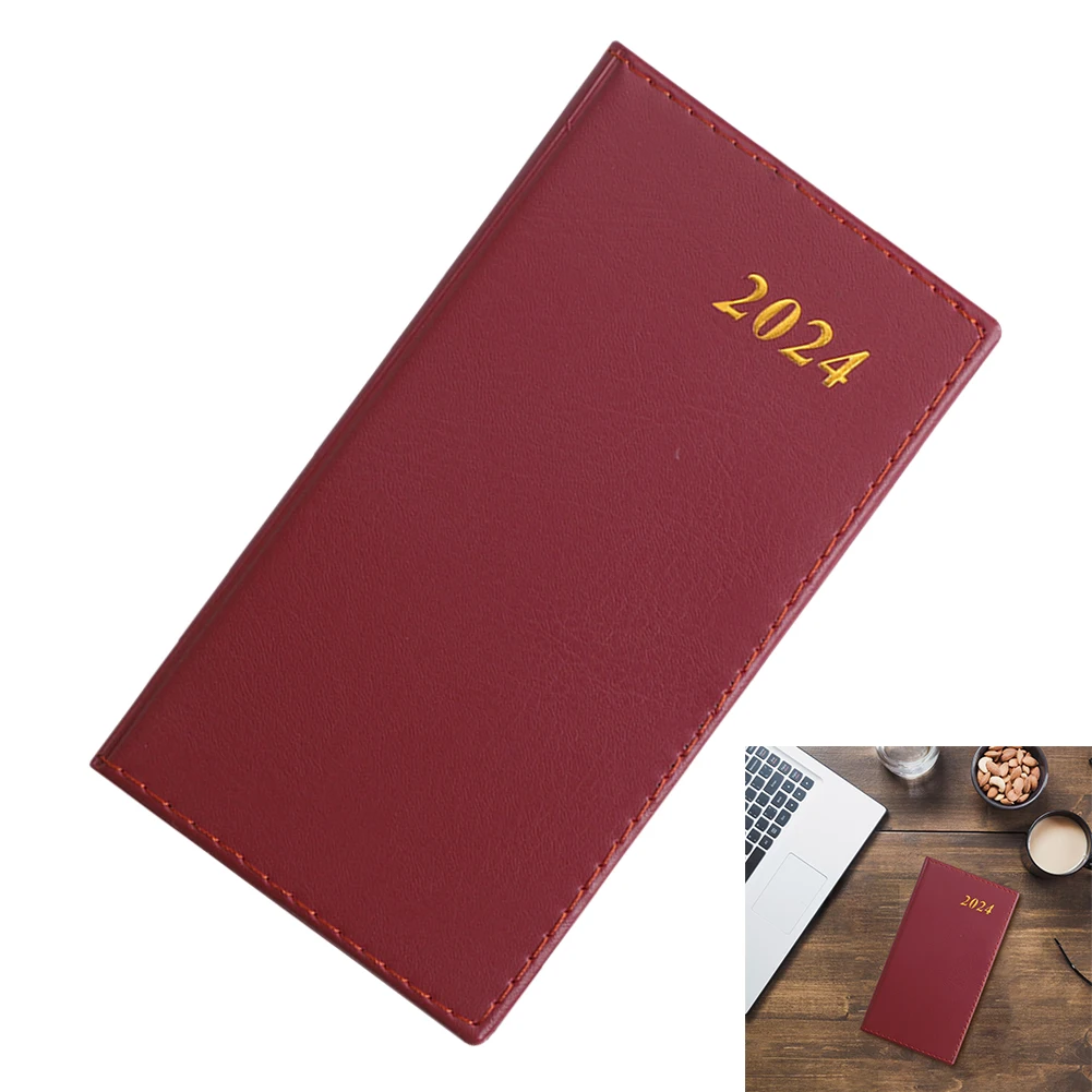 A6 2024 달력 연일 플래너, 경량 주간 및 월별 달력 플래너, 계획용 다목적 유틸리티
