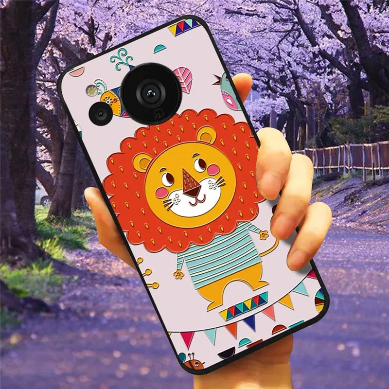 3D Relief Cartoon Silicone Back Cover - Embossed Soft Case