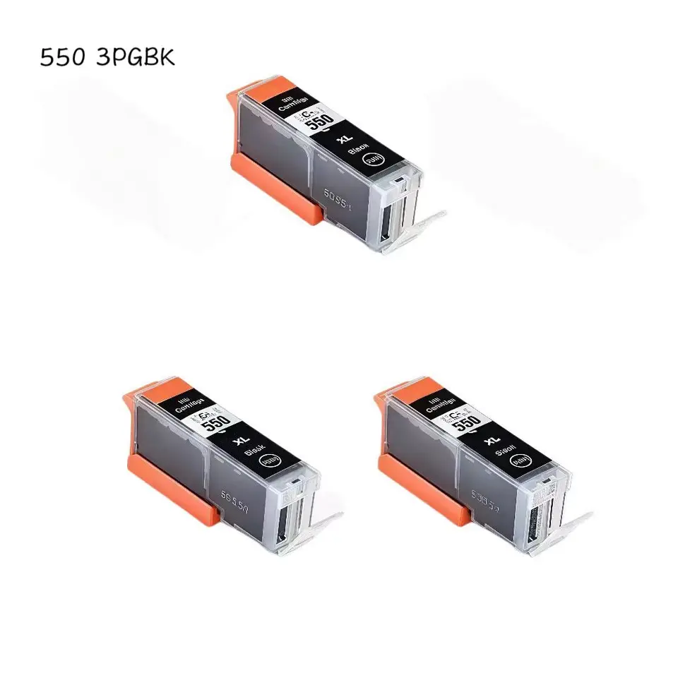 Lot De 4 Cartouches D’encre Noire Compatibles Canon PIXMA – Haute Capacité