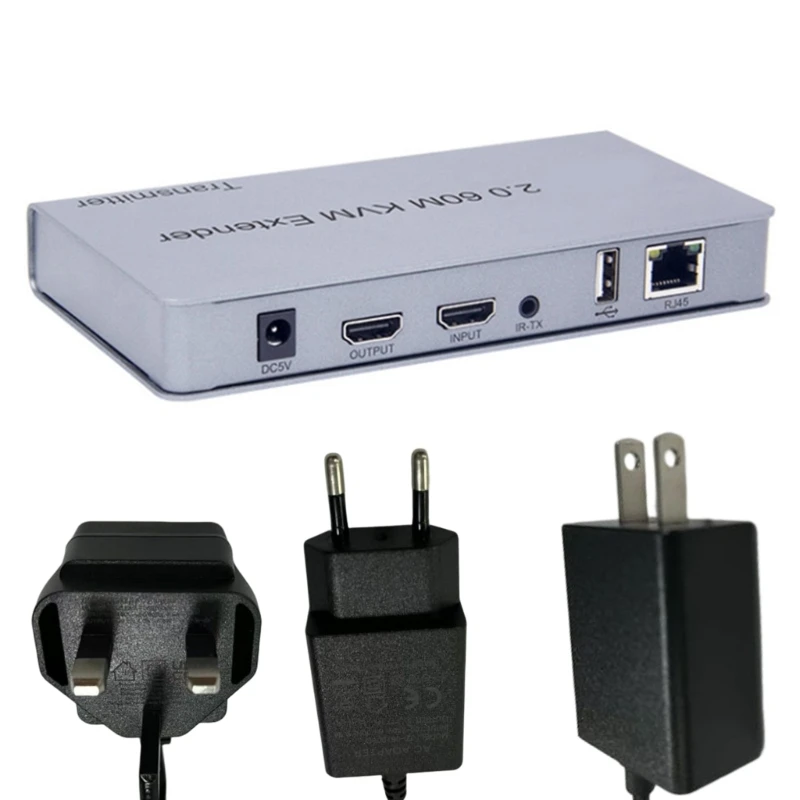 

USB KVM 60M KVM удлинитель передатчик приемник через RJ45 Ethernet CATCat5e/6
