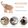 Elephant Piggy Bank Money Japanese Child Box with Counter Kids for Adults Animal Coin Wooden Cash Children 3