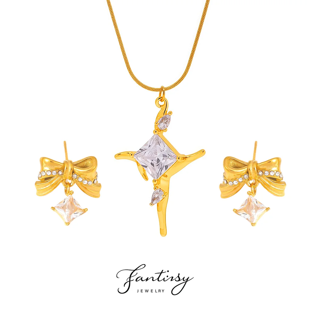 Elegant Silk And Zircon Multilayer Necklace With Crossed And Graduated Pearls For Women main image 0