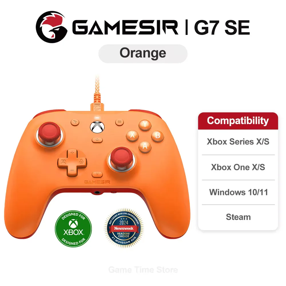 Controller GameSir G7 SE Cablato Per Xbox Series X/S/One &ndash; Joystick Effetto Hall &ndash; Nuovo Open Box