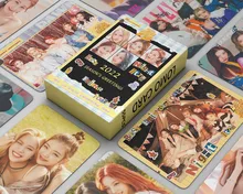 

55Pcs/Set Wholesale Kpop ITZY Photocard New Album 2022 Season's Greetings Postcard New Album Lomo Card Photo Print Cards Gifts