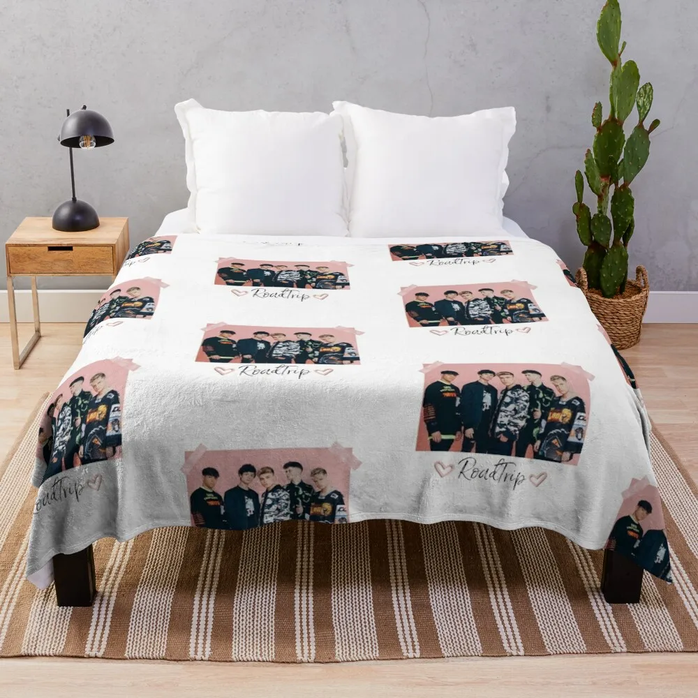 

RoadTrip Throw Blanket Custom Blanket Thermal Blanket