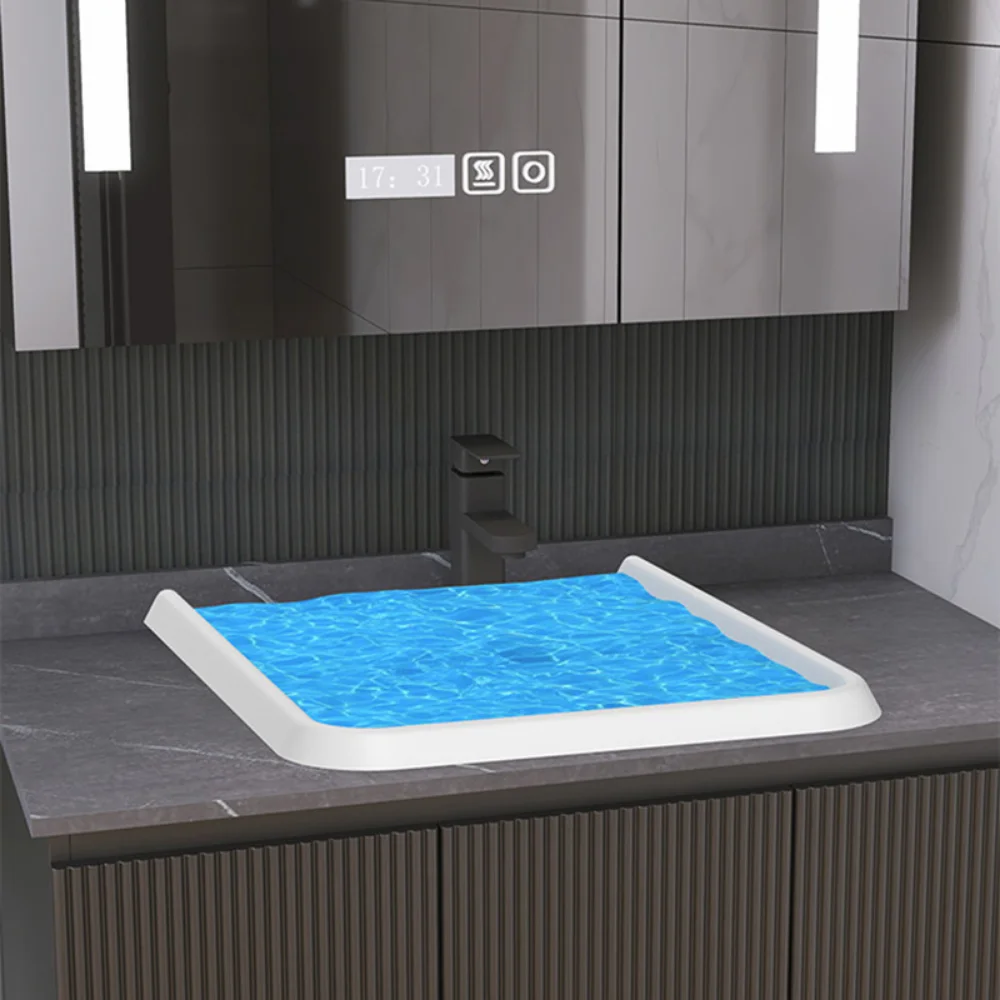 Silicone Bathroom Water Stopper Self-Adhesive Bendable Water Retaining Strip Dry Wet Separation Blocker Shower Dam Flood Barrier shower water stopper,shower water barrier,water barrier strip