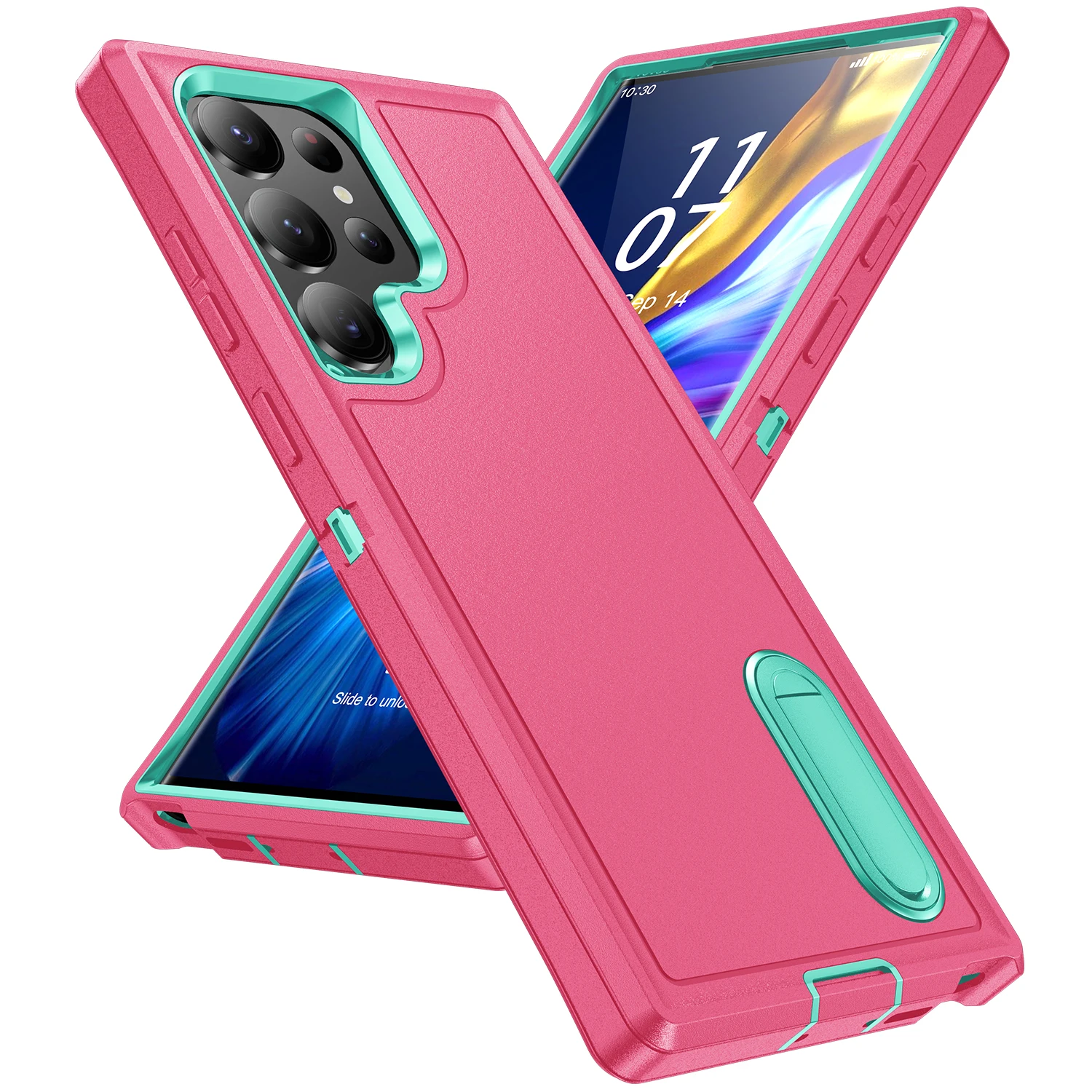 Enhanced Dual Layer Protective Phone Case - Sleek and Durable Back Cover